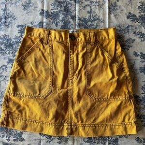 BDG Mustard Mini Skirt